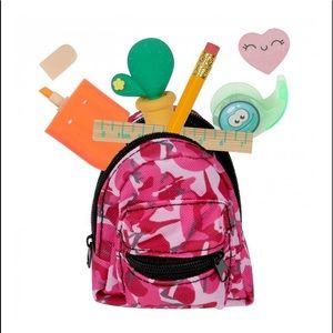 6 Real Littles mini backpacks w/box included